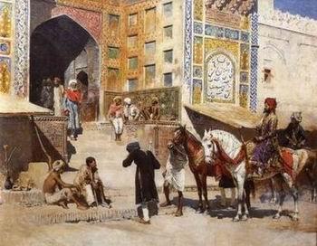 unknow artist Arab or Arabic people and life. Orientalism oil paintings  283